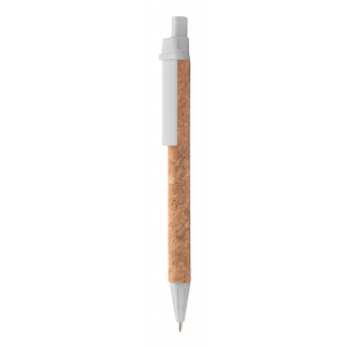 Kugelschreiber Subber, natur/weiß