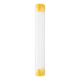 Stifteetui Crube, transparent/gelb