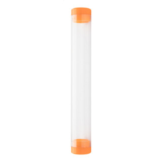 Stifteetui Crube, transparent/orange