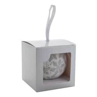 Weihnachtsbaumschmuck Aspelund, weiß/silber