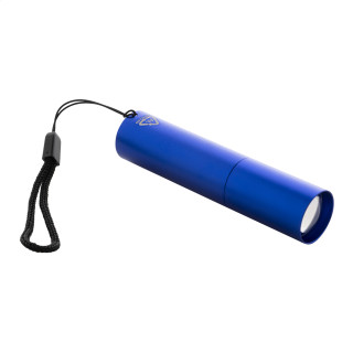 wiederaufladbare Taschenlampe aus recyceltem Aluminium Chargelight Tone, blau