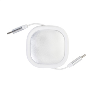 60W USB-C Ladekabel Cabsle Plus, weiß