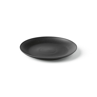 "Gaudi Plate" Keramikteller in mattem Finish, schwarz