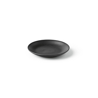 "Monet Plate" Keramik-Dessertteller in mattem Finish, schwarz