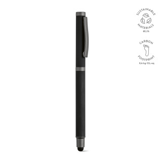 "Woolf Pen" Kugelschreiber aus recyceltem Edelstahl mit Touch-Spitze, schwarz