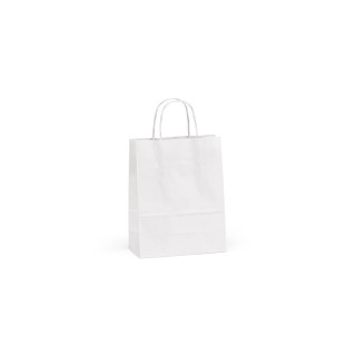 "Etna S Kraft Bag" weiße FSC®-Kraftpapiertasche (90 g/m²), weiß
