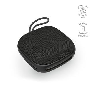 Da Vinci Lautsprecher rABS, 2600 mAh. 10 Std Spielzeit. IPX4-Schutz, schwarz