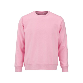 "Waikiki U Sweatshirt" Unisex Sweatshirt mit Rundhalsausschnitt aus Bio-Baumwolle und rPET, rosa