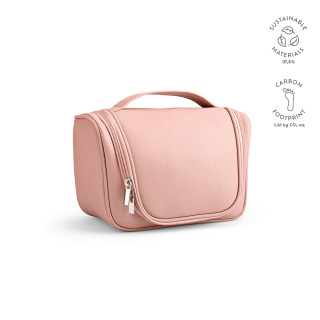"Shanghai Toiletry Bag" 5L Hängekulturtasche aus rPU mit Tragegriff und Haken, rosa