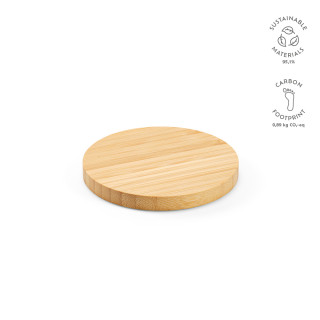 "Kepler Wireless Charger" Wireless Charger aus Bambus, 15 W mit USB-C-Anschluss, natur