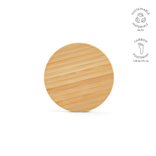 Kepler Wireless Charger aus Bambus. 15 W. USB-C-Anschluss, natur