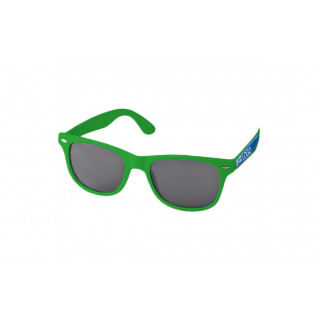 Sonnenbrille mit 3D Logoeffekt (Doming), grün