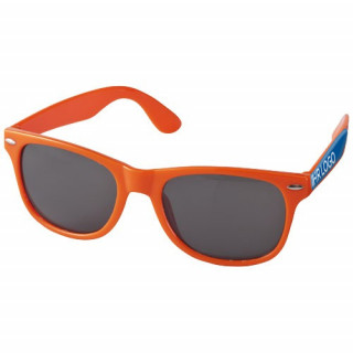 Sonnenbrille mit 3D Logoeffekt (Doming), orange