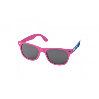 Sonnenbrille mit 3D Logoeffekt (Doming), rosa