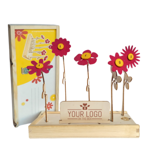 Happy Blooms 'Your logo', magenta