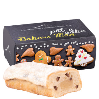 Werbebox mit KuchenMeister Christstollen
