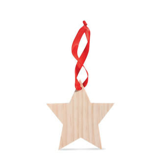 WOOSTAR Anhänger Stern, holz