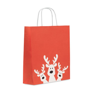 BAO MEDIUM Geschenkpapiertüte, medium, rot