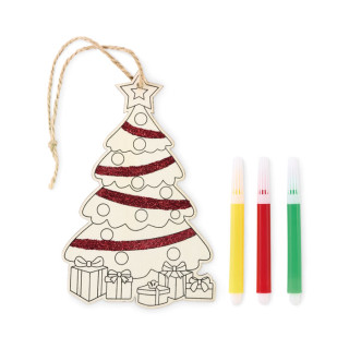 COLORTREE Weihnachtsschmuck Tanne, holz