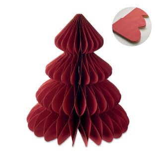 HARMOBIG Weihnachtsbaum Papier, rot