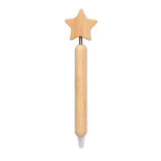 STARPEN Kugelschreiber Bambus Stern, holz
