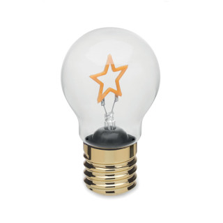 LUMIGLOW Dekorative LED-Glühbirne, gelb
