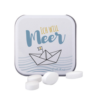 Dose Quadratisch, Pfeffi Pfefferminzpastillen, zuckerfrei