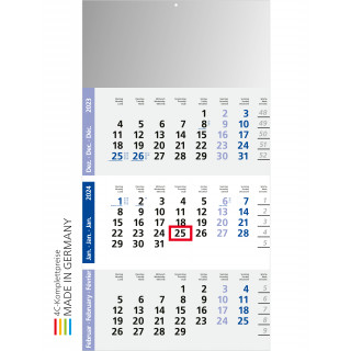 3-Monats-Kalender Logic 3 Post Bestseller inkl. 4C-Druck