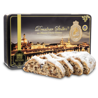 750g Dresdner Stollen® in Geschenkdose "Königliche Edition"