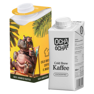 Drink Pack mit Ocha-Ocha® schwarzer Kaffee