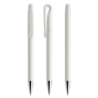 prodir DS1 TPC Twist Kugelschreiber, weiß, Schreibfarbe: blau