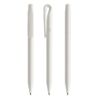 prodir DS1 TPP Twist Kugelschreiber, weiß, Schreibfarbe: blau