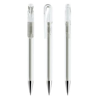 prodir DS1 TTC Twist Kugelschreiber, transparent, Schreibfarbe: blau