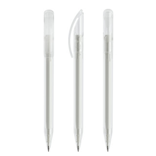 prodir DS3 TFF Twist Kugelschreiber, transparent, Schreibfarbe: blau