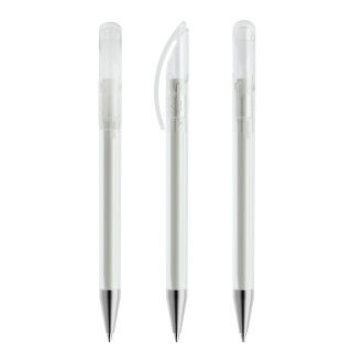 prodir DS3 TFS Twist Kugelschreiber, transparent, Schreibfarbe: blau