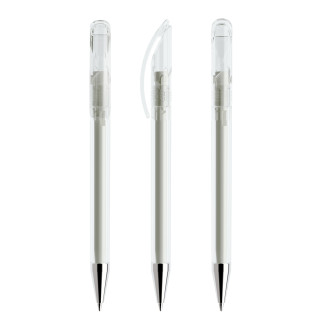 prodir DS3 TTC Twist Kugelschreiber, transparent, Schreibfarbe: blau