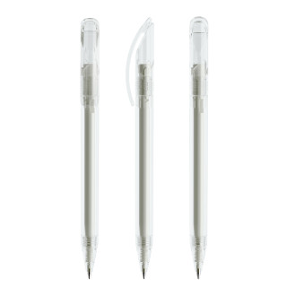 prodir DS3 TTT Twist Kugelschreiber, transparent, Schreibfarbe: blau