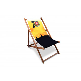 Holz-Liegestuhl "70 Jahre Dynamo Dresden"