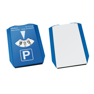 Parkscheibe "Alpha" - EXPRESSDRUCK, blau, weiß