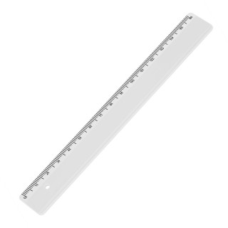 EXPRESSDRUCK Lineal 16 cm, weiß