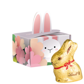 Geschenkbox Mini "Hasenohren", Lindt Osterhase