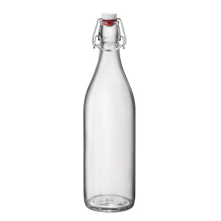 Glasflasche mit Bügelverschluss, Inhalt 1,0 l