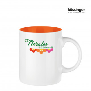 Kössinger Carina Glas, weiß, orange