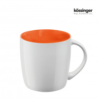 Kössinger Ennia Inside Tasse, weiß, orange