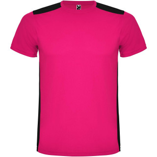 Detroit Sport T-Shirt für Kinder, fuchsia, schwarz, 104 (3-4 Jahre)