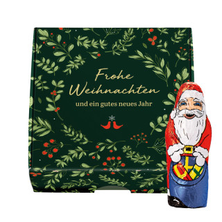 Klappbox S mit Klett Weihnachtsmann