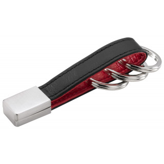 Schlüsselanhänger TWISTER RED PEPPER, rot, schwarz