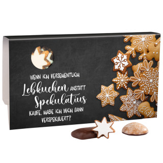 Werbeschuber mit Haeberlein-Metzger Lebkuchen-Mischung
