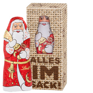 Werbebox mit Lindt Weihnachtsmann, 10 g