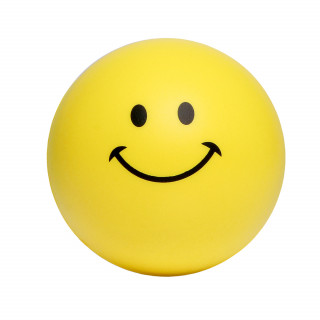 Ball Smile-Gesicht Anti-Stress-Handtrainer, gelb